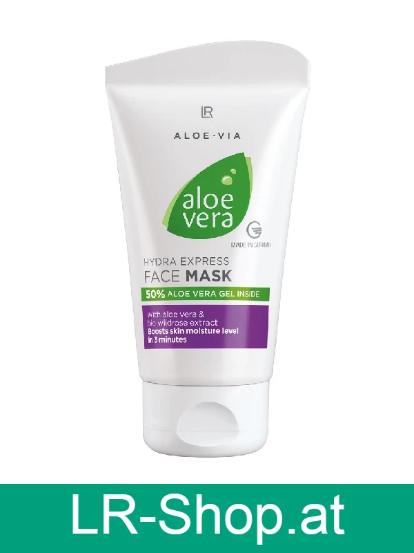 Aloe Vera Express Feuchtigkeits- Gesichtsmaske