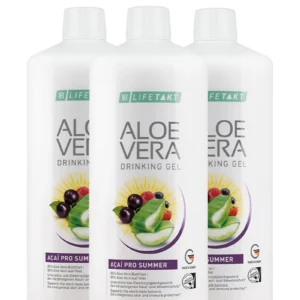 Aloe Vera Drinking Gel Açaí 3er Set